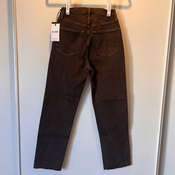 Re/done Jeans Brown New With Tag Size 25 See Description - Picture 7 of 8